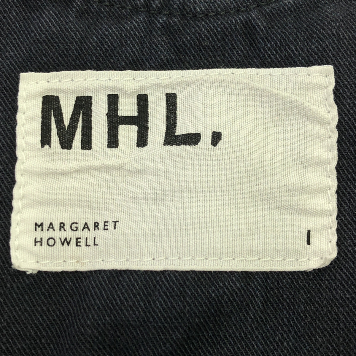 MHL. / エムエイチエルマーガレットハウエル | 2018 | コットンオーバーオール | 1 | ブラック系 | レディース