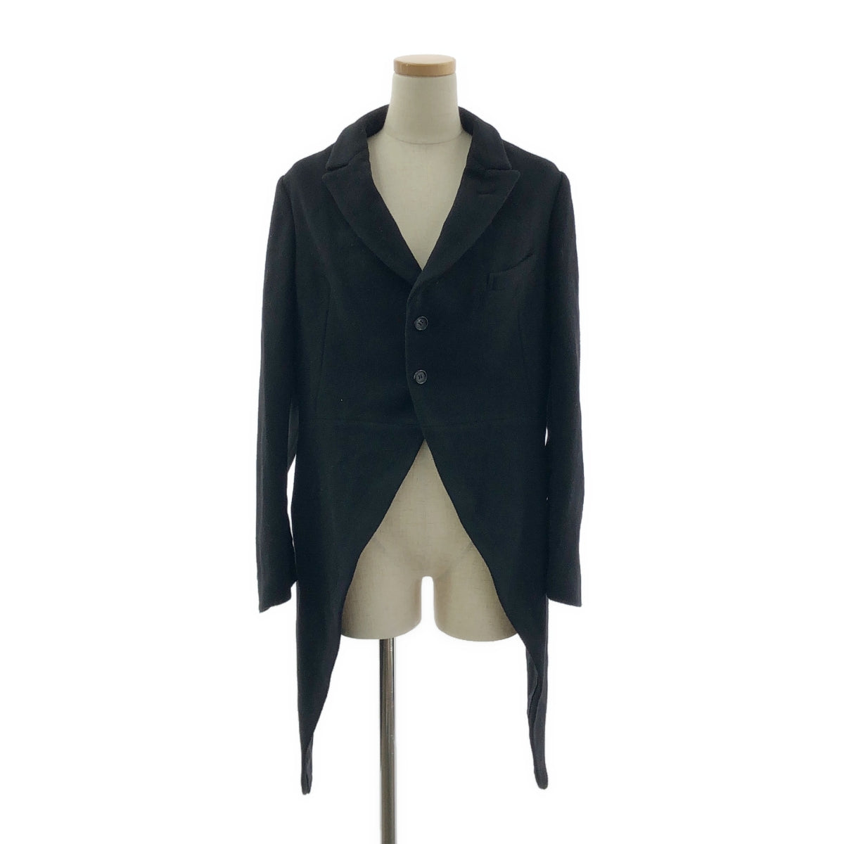 COMME des GARCONS / コムデギャルソン | 2011AW | ウール 異素材切替 モーニングジャケット | S | レディース