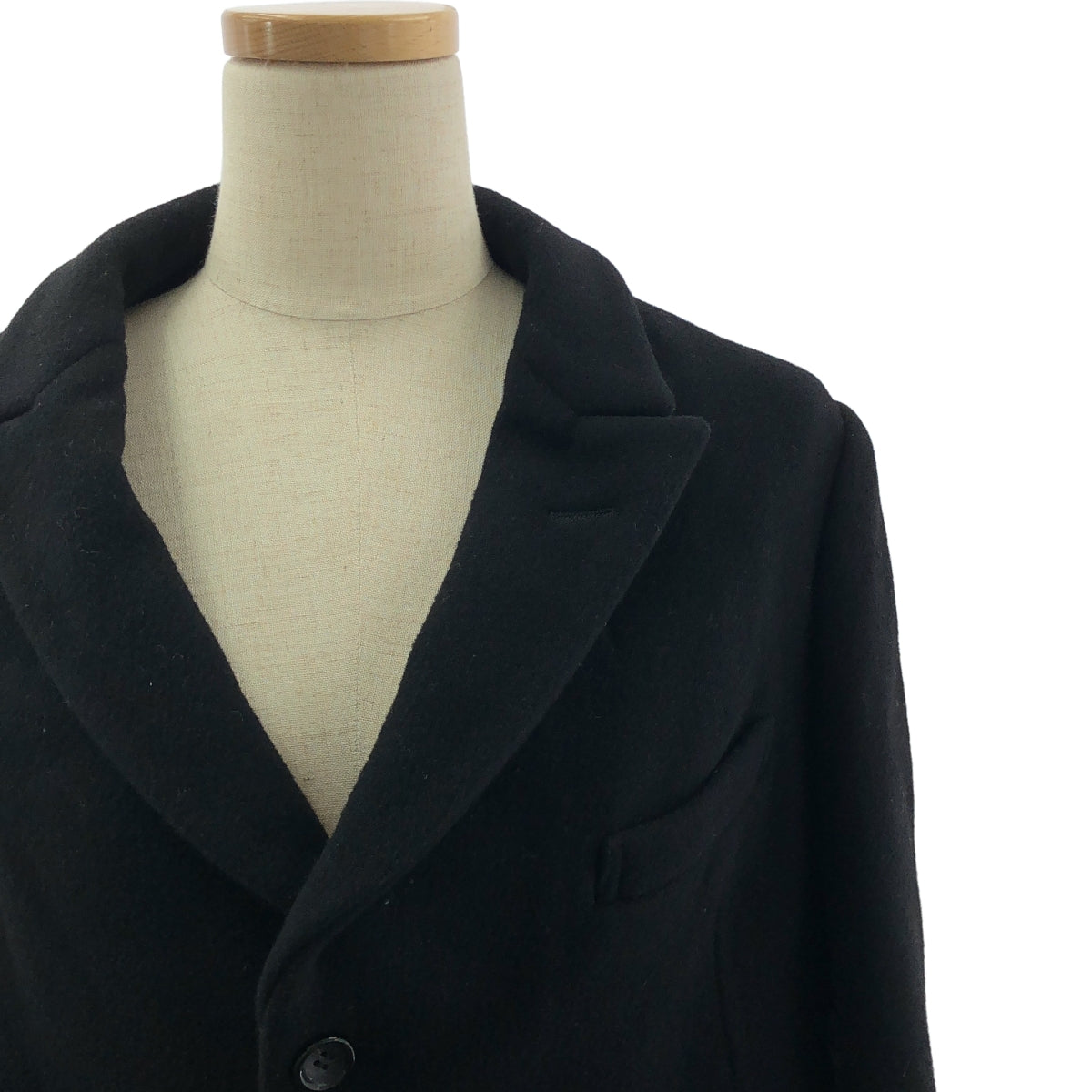 COMME des GARCONS / コムデギャルソン | 2011AW | ウール 異素材切替 モーニングジャケット | S | レディース