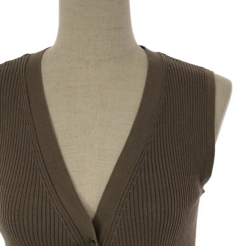 theory luxe / セオリーリュクス | OPUS ウォッシャブル ロングジレ | 38 | ベージュ | レディース