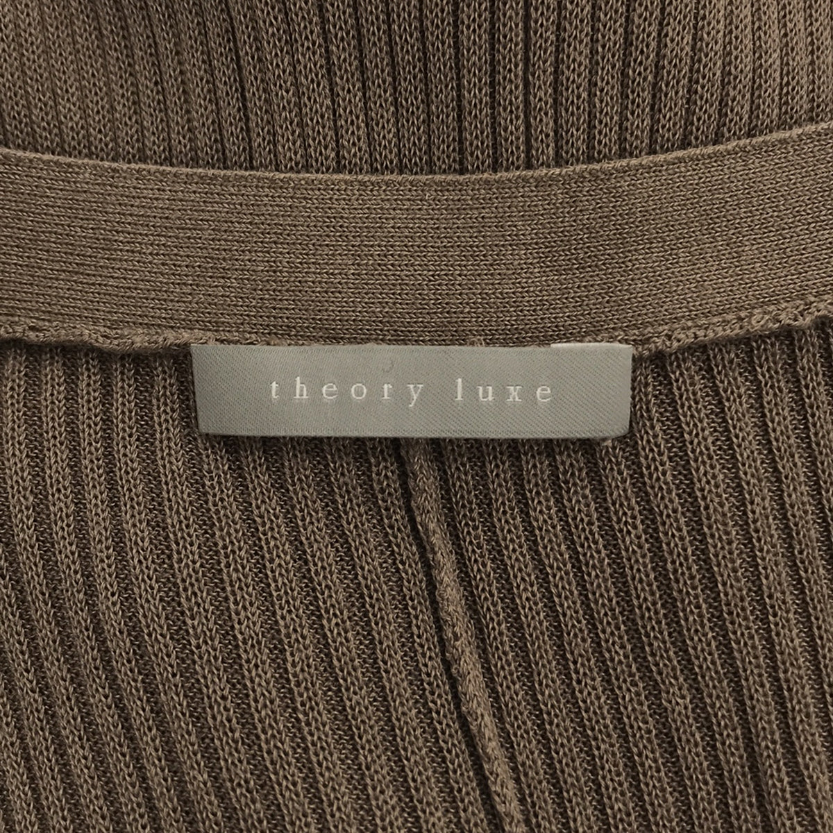 theory luxe / セオリーリュクス | OPUS ウォッシャブル ロングジレ | 38 | ベージュ | レディース