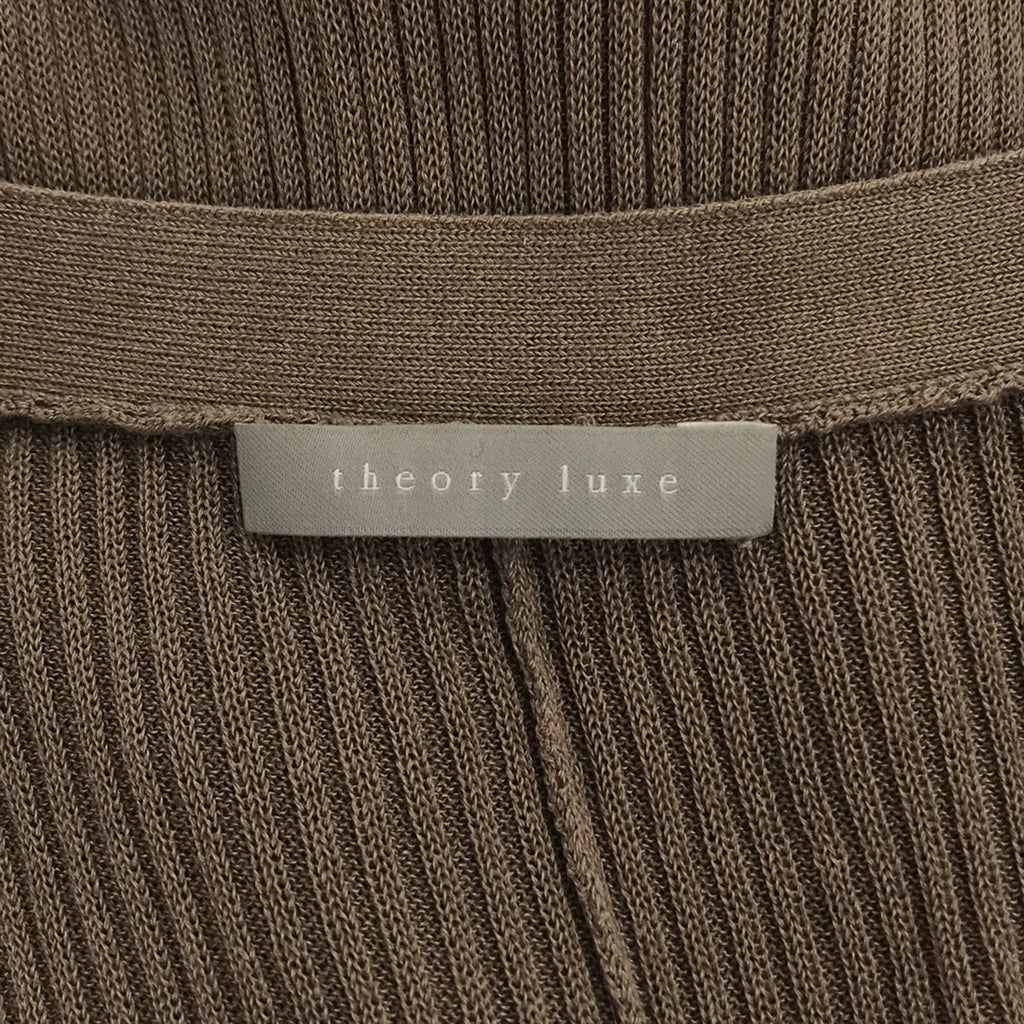 theory luxe / セオリーリュクス | OPUS ウォッシャブル ロングジレ | 38 | ベージュ | レディース