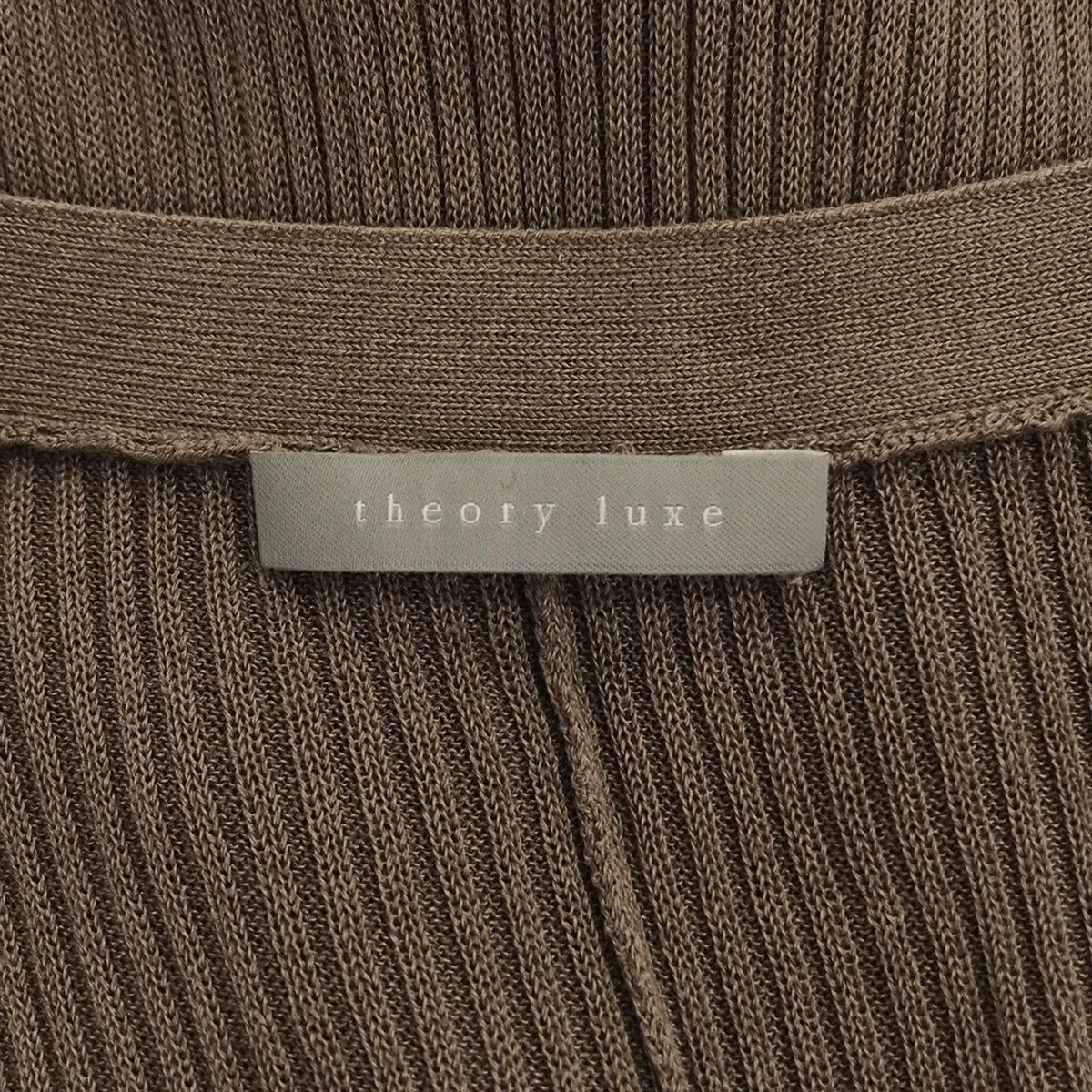 theory luxe / セオリーリュクス | OPUS ウォッシャブル ロングジレ | 38 | ベージュ | レディース