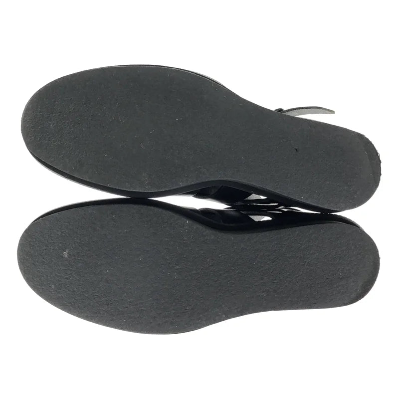 YOHJI YAMAMOTO POUR HOMME / ヨウジヤマモトプールオム | 2022SS | レザー グラディエーター ブーツ | 3 | メンズ