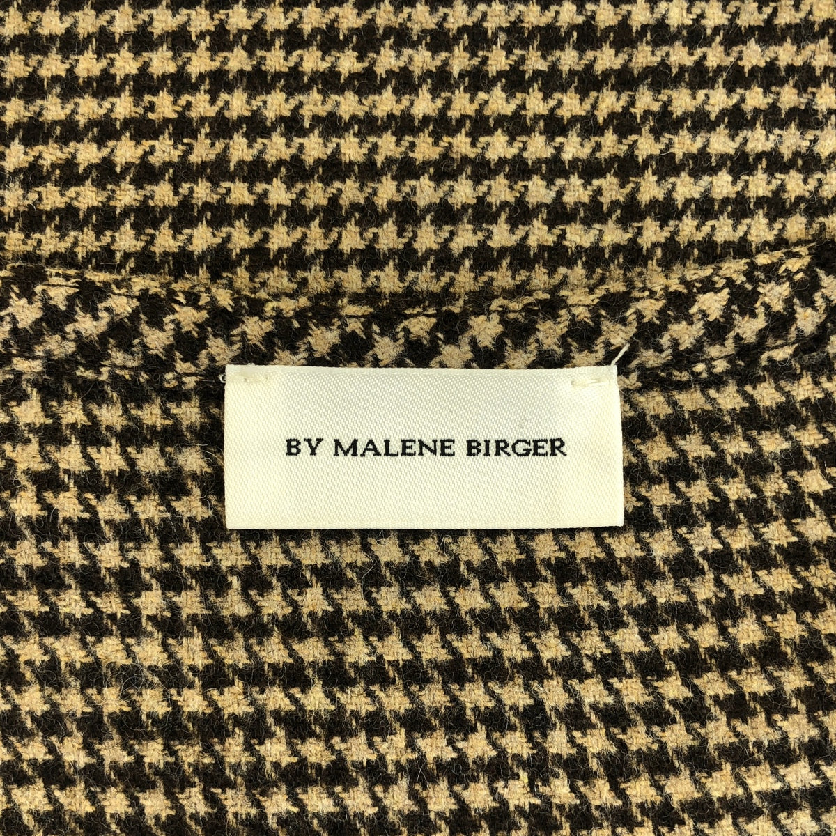 By Malene Birger / バイマレーネビルガー | 千鳥格子 ノースリーブ ベスト | 38 | ブラウン | レディース