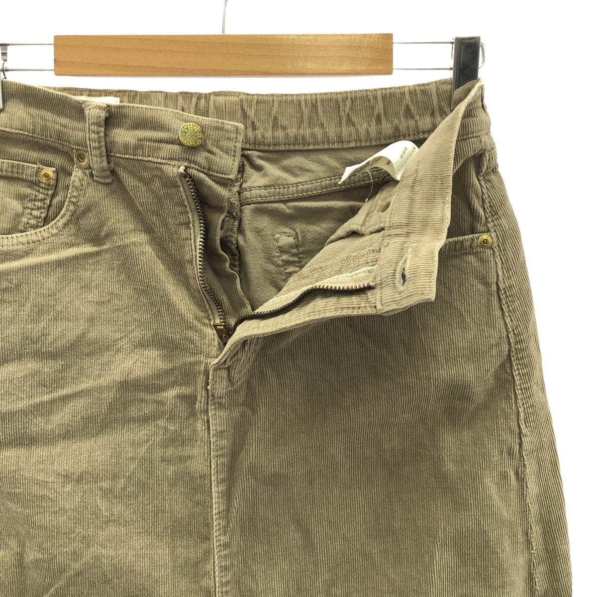 SURT / SURT | × BIG JOHN 燈芯絨半身裙 | S | 摩卡色 | 女款