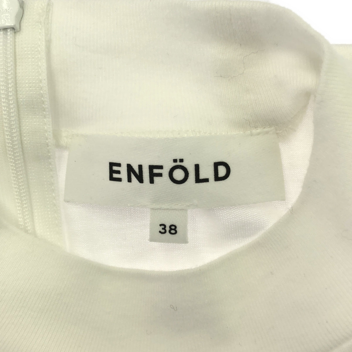 ENFOLD / エンフォルド | HIGH-NECK SLIT PULLOVER / ハイネック カットソー | 38 | レディース