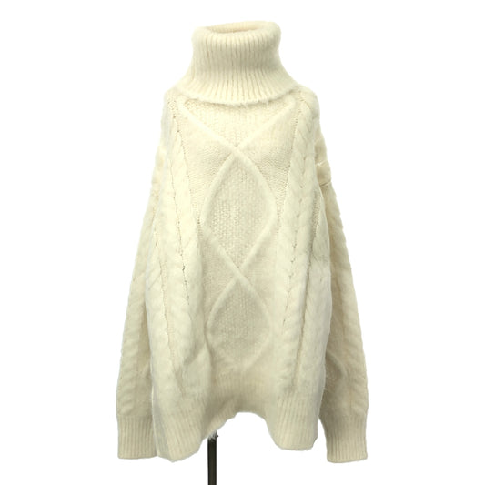 [Good Condition] Maison Margiela | 2018AW | White Tag Décortiqué Turtleneck Knit | S | White | Women's