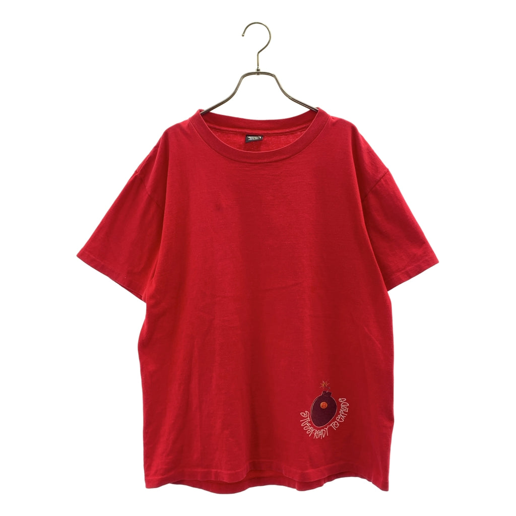 STUSSY | 1980年代 | 炸彈印花後背圓領T卹 | L碼 |