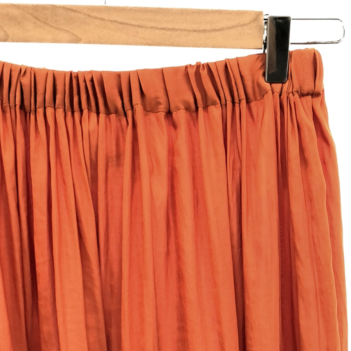 [Good Condition] St.cecilia / St. Cecilia | Tiered Gathered Easy Skirt | Orange | Women's