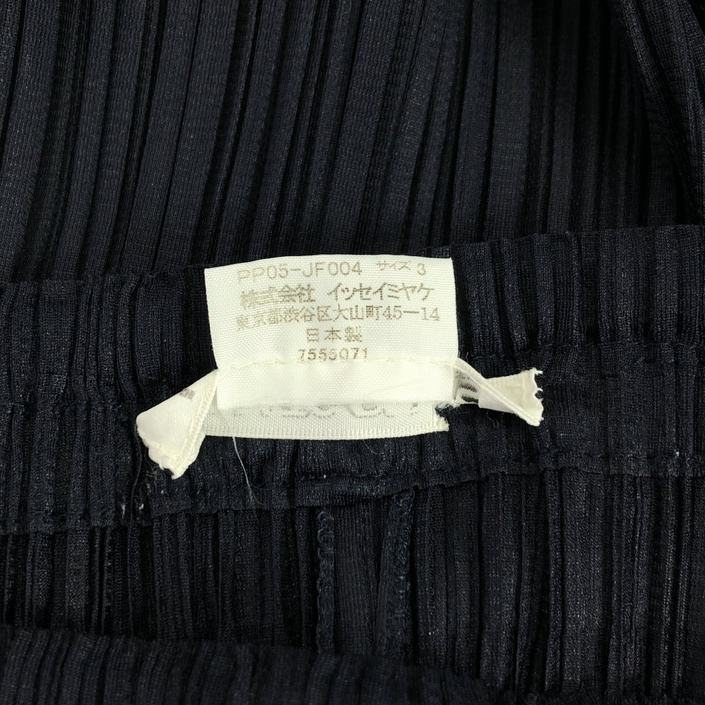 PLEATS PLEASE ISSEY MIYAKE / プリーツプリーズイッセイミヤケ | イージー パンツ | 3 | ネイビー | レディース