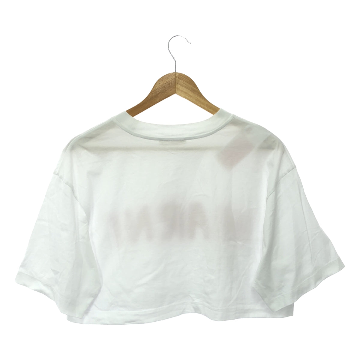 [Good Condition] MARNI | 2024SS | Logo Print Cropped T-Shirt | Size 38 | White | Women's