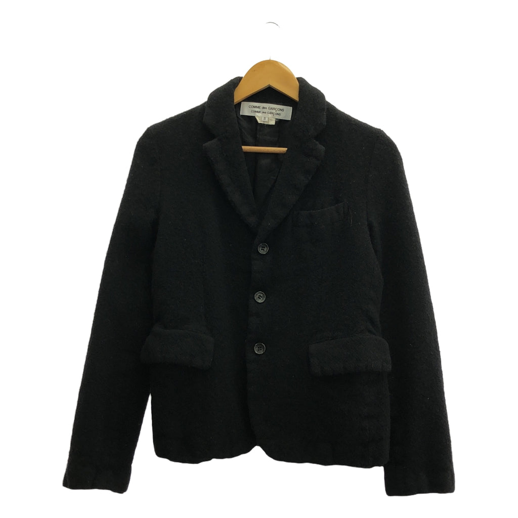 COMME des GARCONS COMME des GARCONS / Comme des | 2017秋冬 |羊毛縮水訂製外套 | S |黑色|女性的