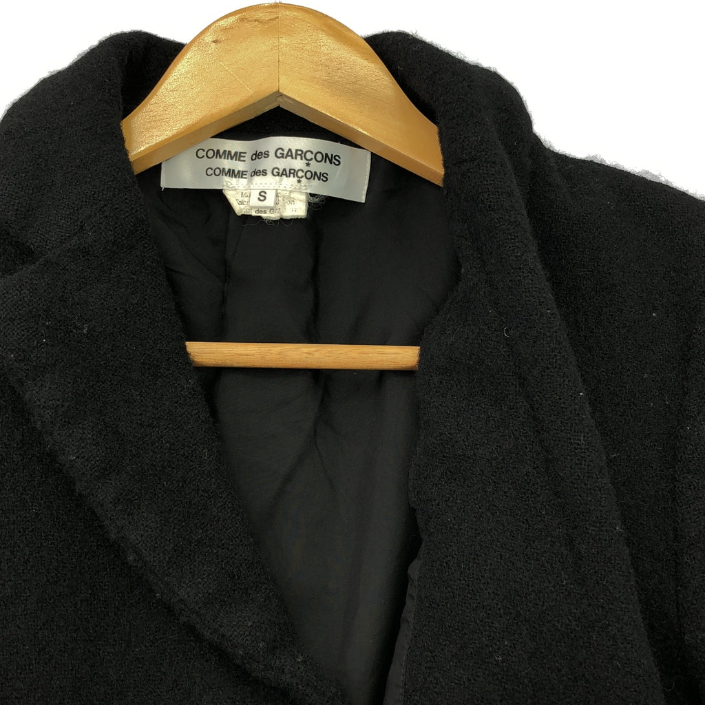 COMME des GARCONS COMME des GARCONS / Comme des | 2017秋冬 |羊毛縮水訂製外套 | S |黑色|女性的