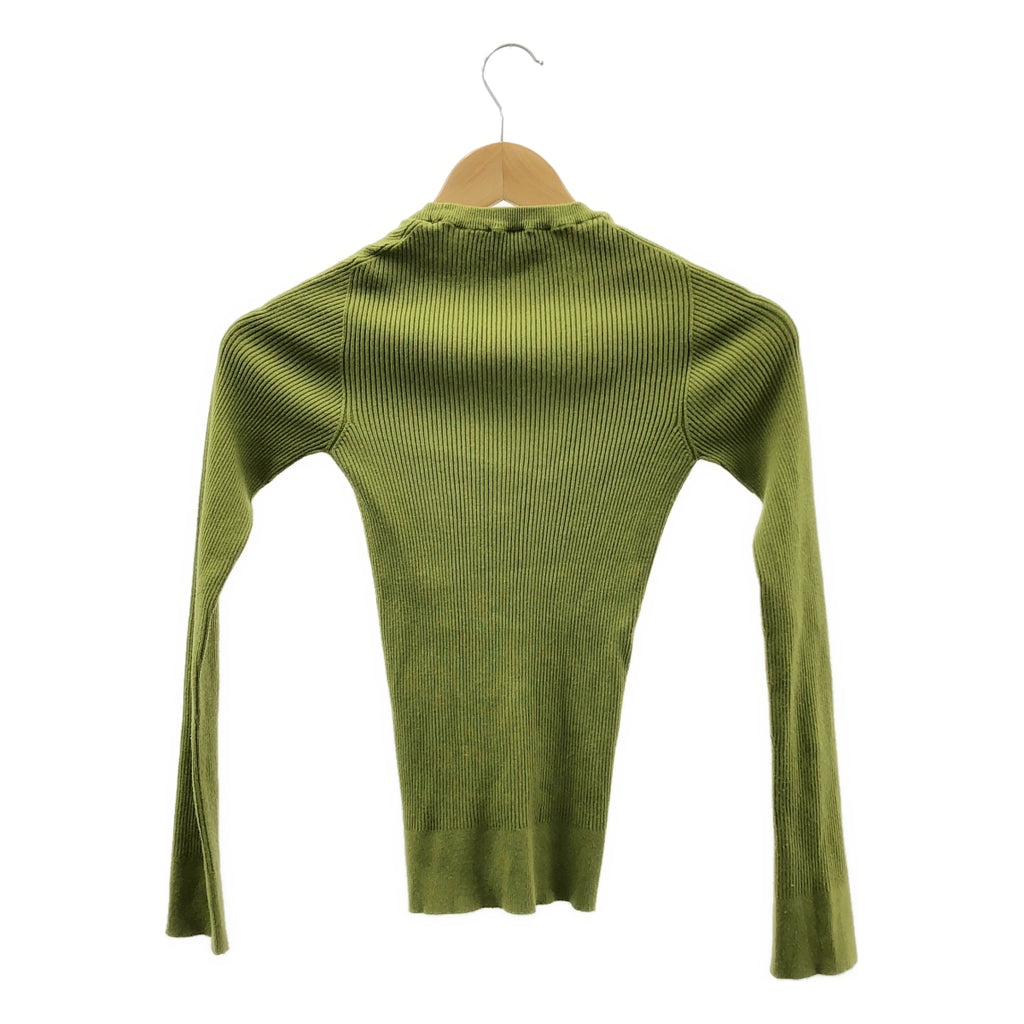 DOLCE &amp; GABBANA / 돌체 &amp; 가바나 돌가바 | 원포인트 플레이트 로고 버튼 리브 니트 카디건 | 38 |