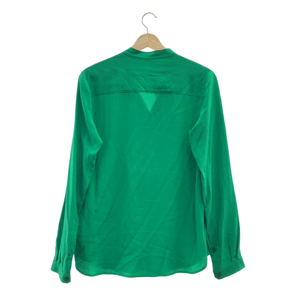 STELLA McCARTNEY / ステラマッカートニー | silk 100％ / シルク ロゴボタン シャツ ブラウス | 38 | レディース