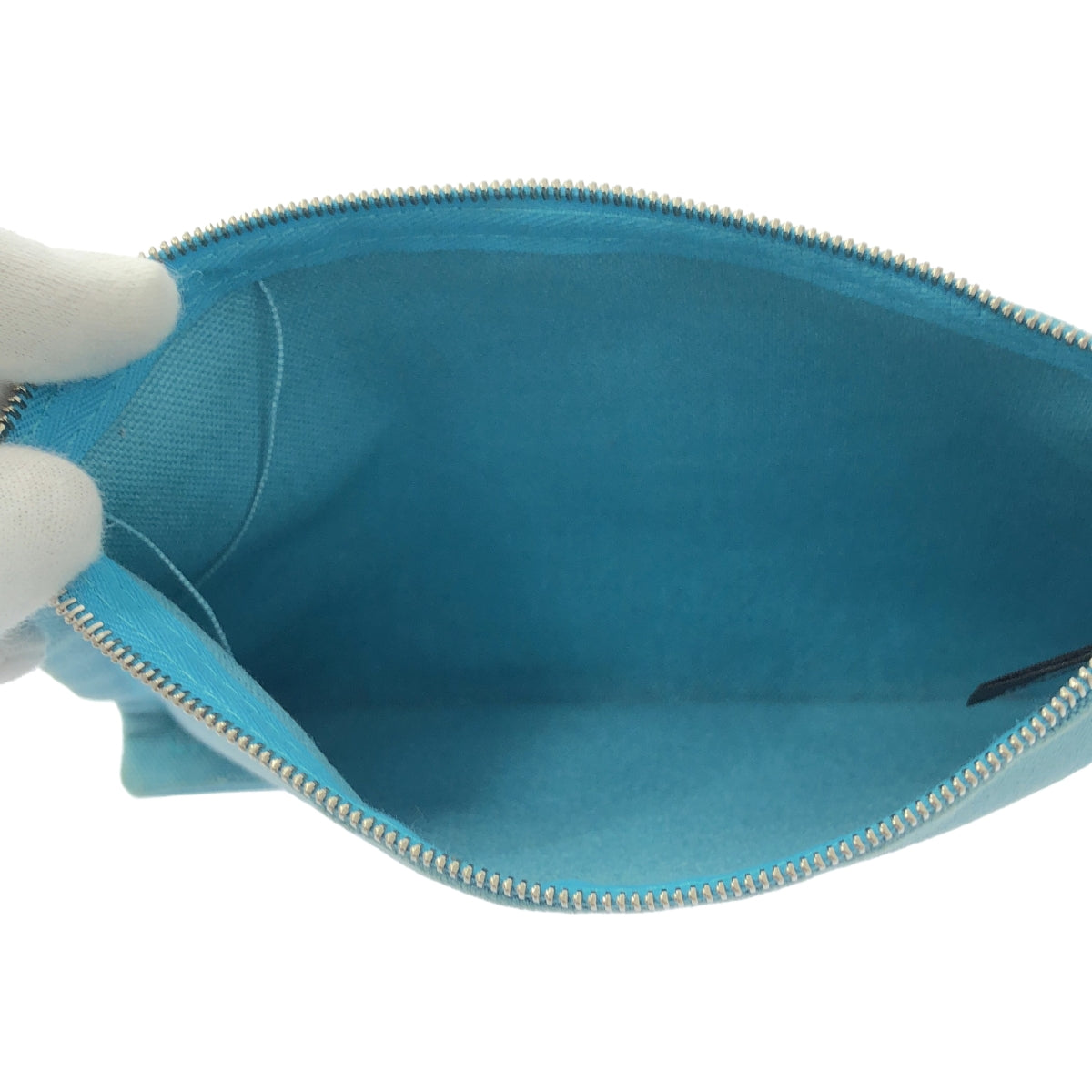 HERMES / 愛馬仕 | 遊艇 PM 帆布標誌平手拿包 |