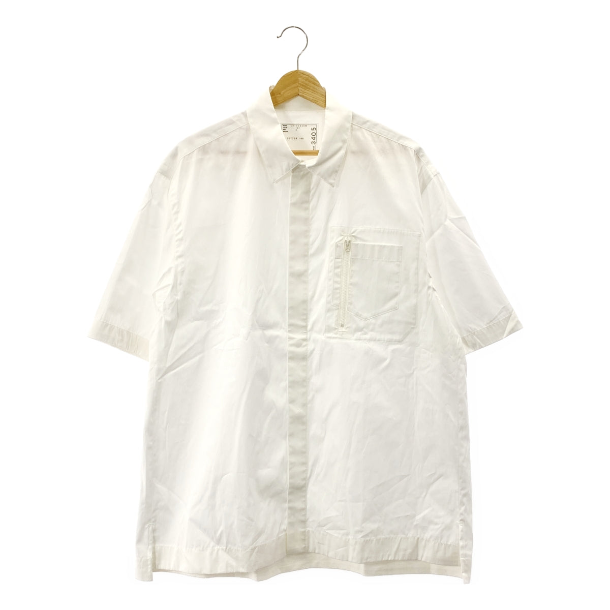 sacai / 사카이 | 2024SS | Cotton Poplin Shirt 코튼 포플린 셔츠 | 3 | 남성