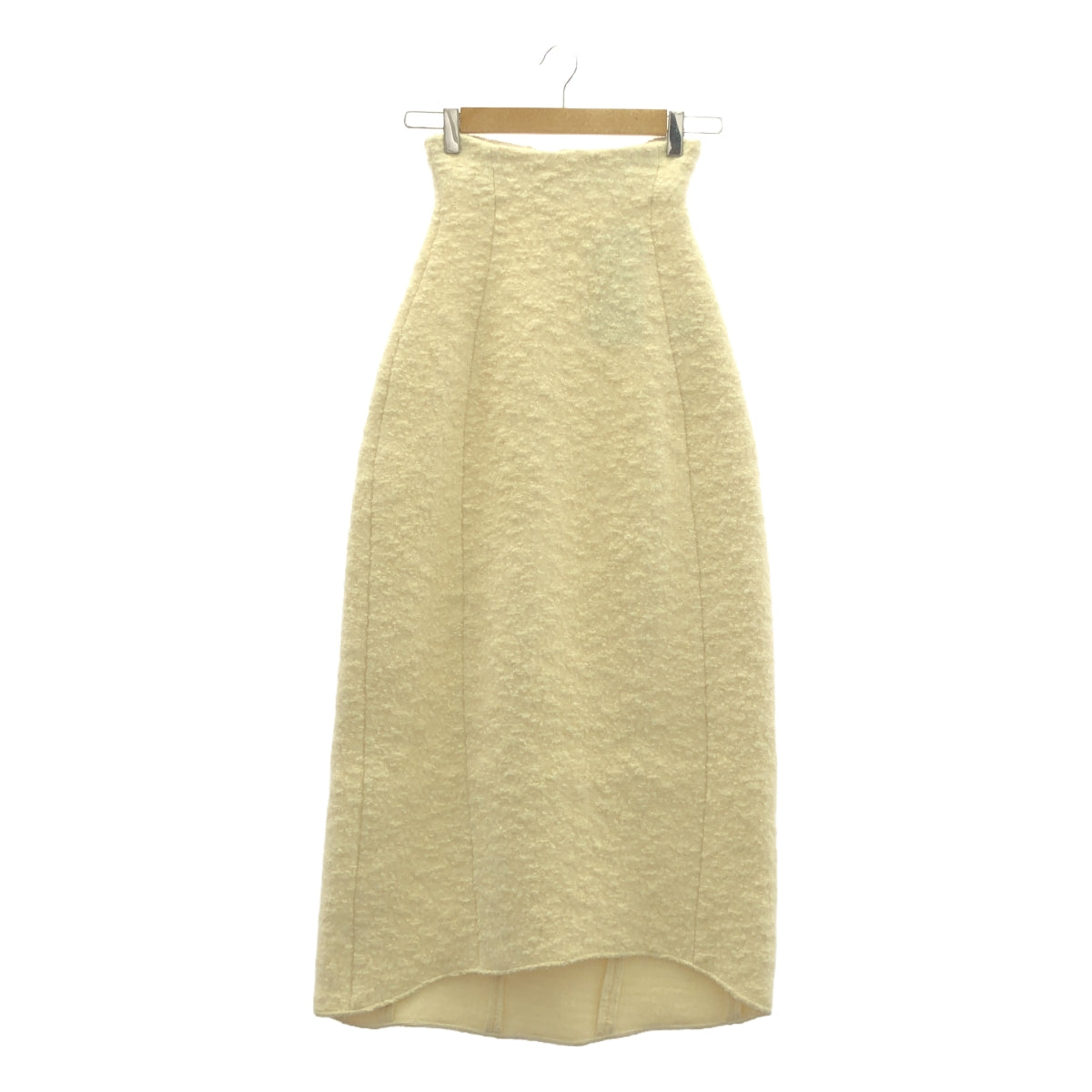 卡爾卡特拉 |羊毛羊駝後拉鍊長裙 | 36 |象牙 |女性的
