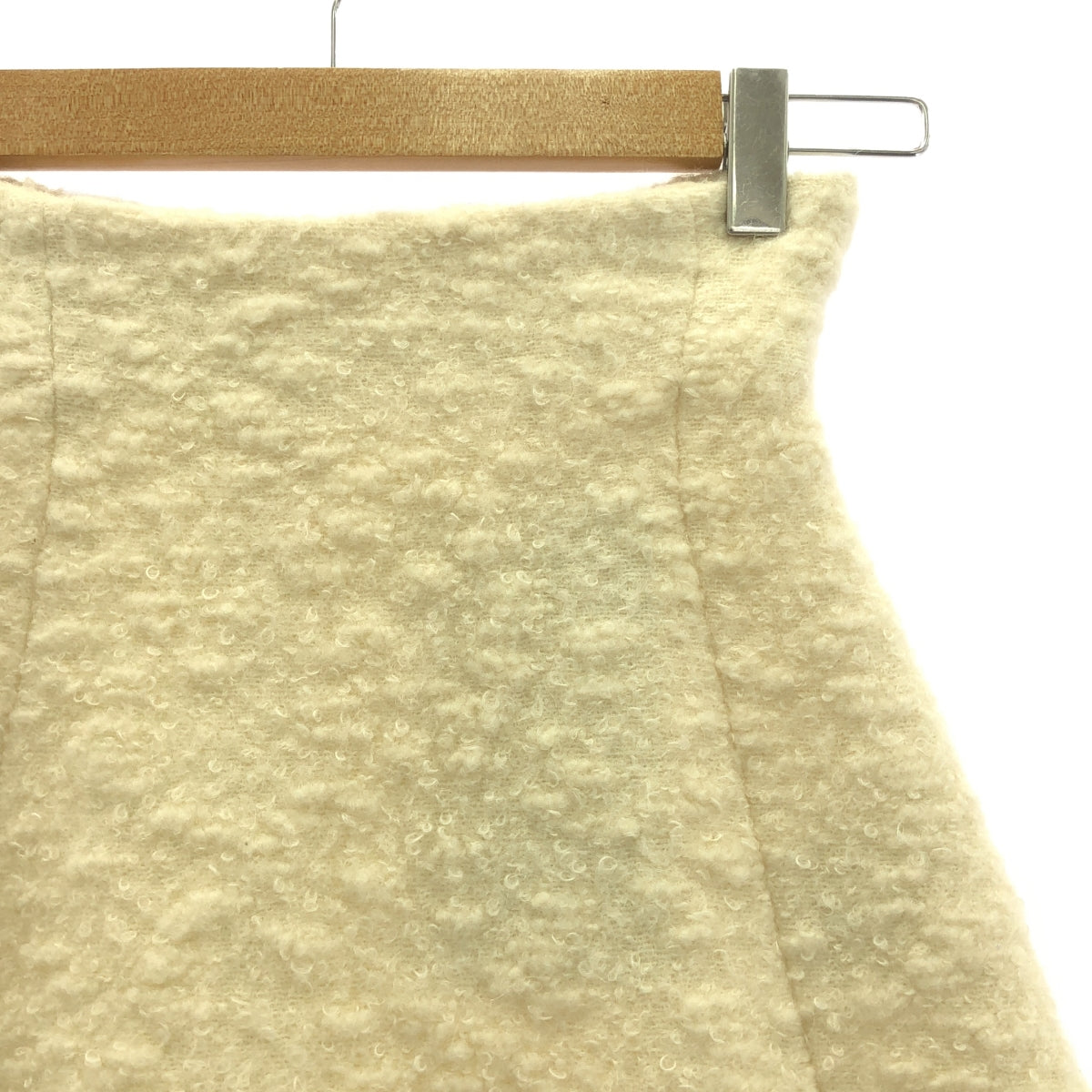 卡爾卡特拉 |羊毛羊駝後拉鍊長裙 | 36 |象牙 |女性的