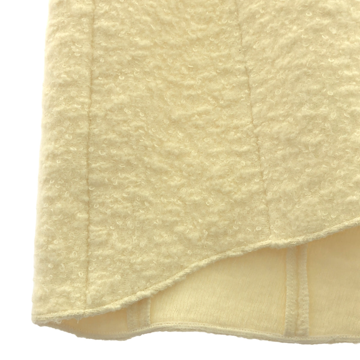 卡爾卡特拉 |羊毛羊駝後拉鍊長裙 | 36 |象牙 |女性的