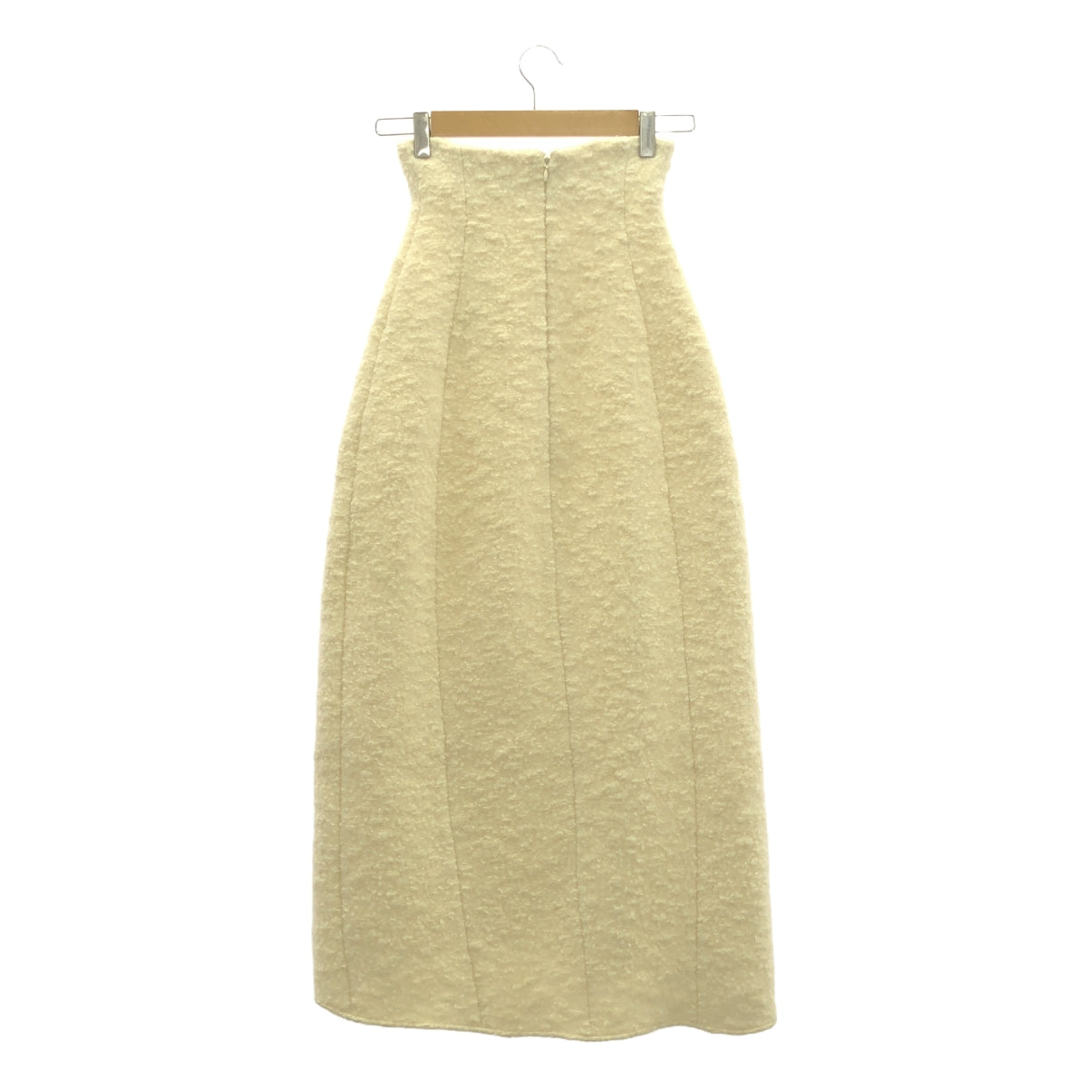 卡爾卡特拉 |羊毛羊駝後拉鍊長裙 | 36 |象牙 |女性的