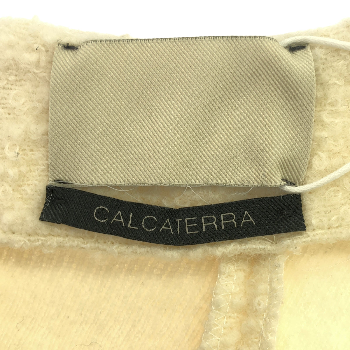 卡爾卡特拉 |羊毛羊駝後拉鍊長裙 | 36 |象牙 |女性的