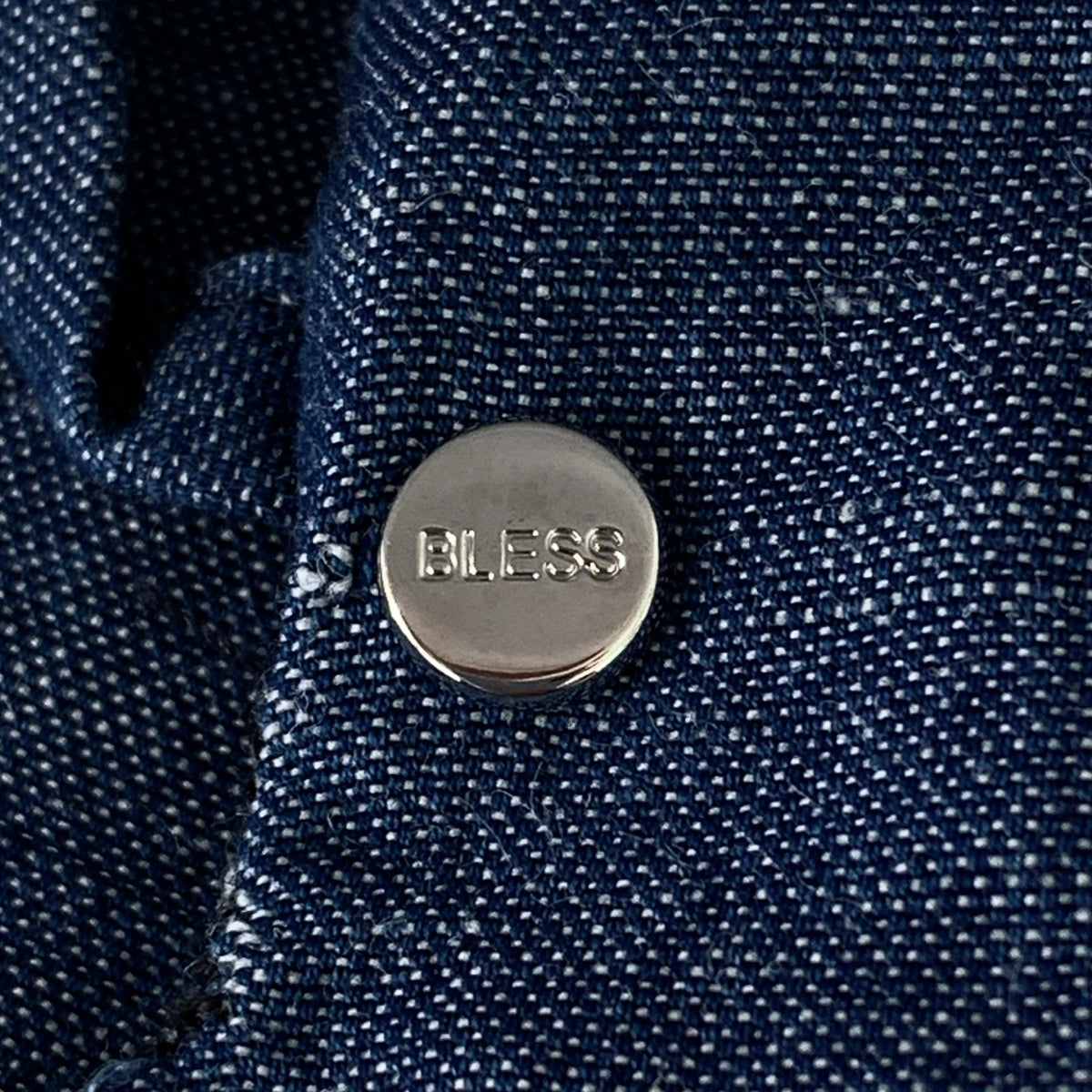 BLESS / ブレス | n°30 / Vネック プルオーバー ワンピース | S |