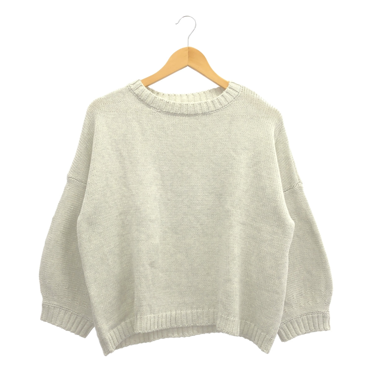 紗布# / 紗布 | 棉質寬袖針織 | F |