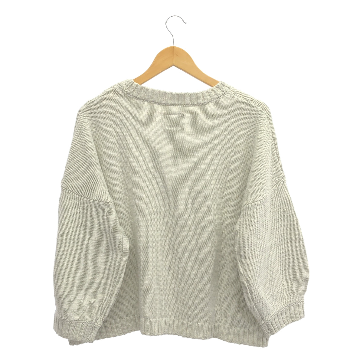 紗布# / 紗布 | 棉質寬袖針織 | F |