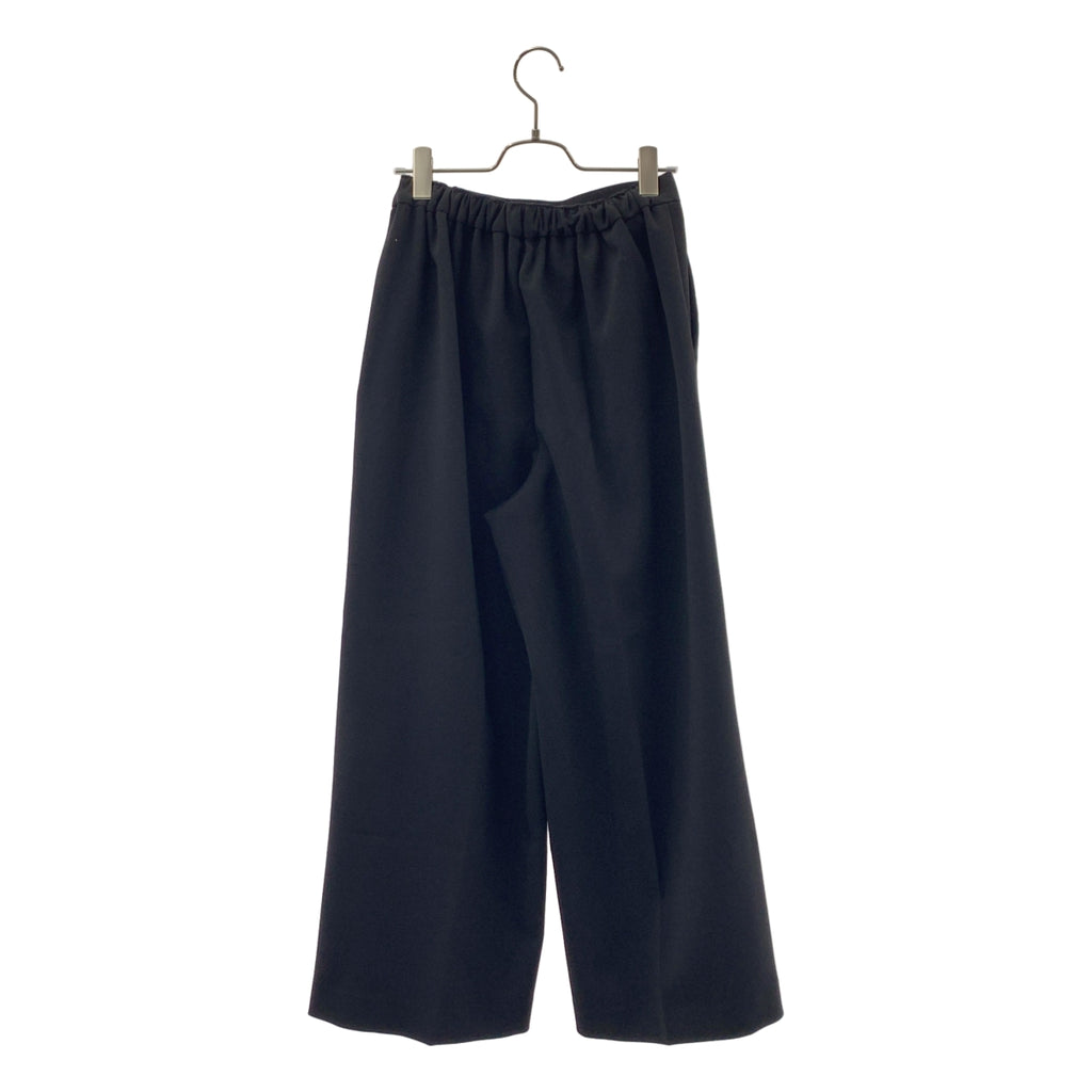 ENFOLD | 雙交叉彈性收腰寬褲 | 36碼 | 女款