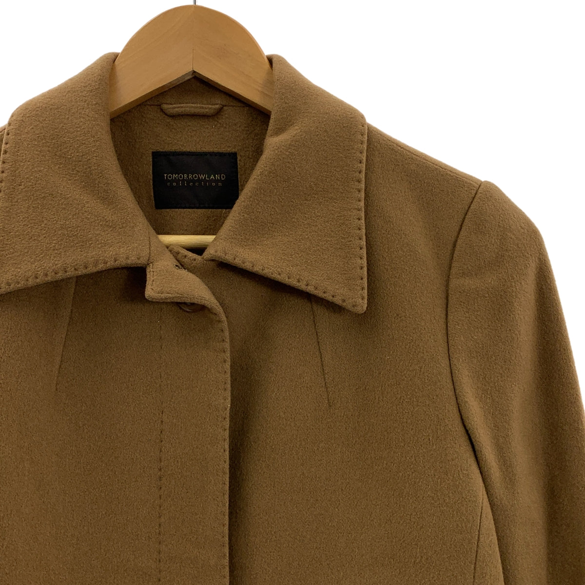 TOMORROWLAND 系列 | 100% 羊絨圓領大衣 | 尺寸 38 | 女款