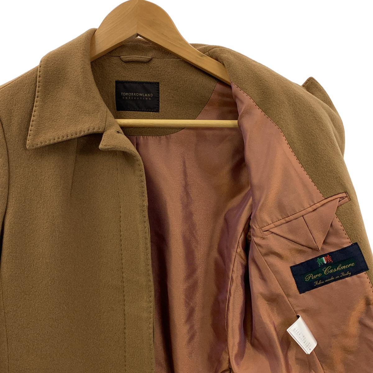 TOMORROWLAND 系列 | 100% 羊絨圓領大衣 | 尺寸 38 | 女款