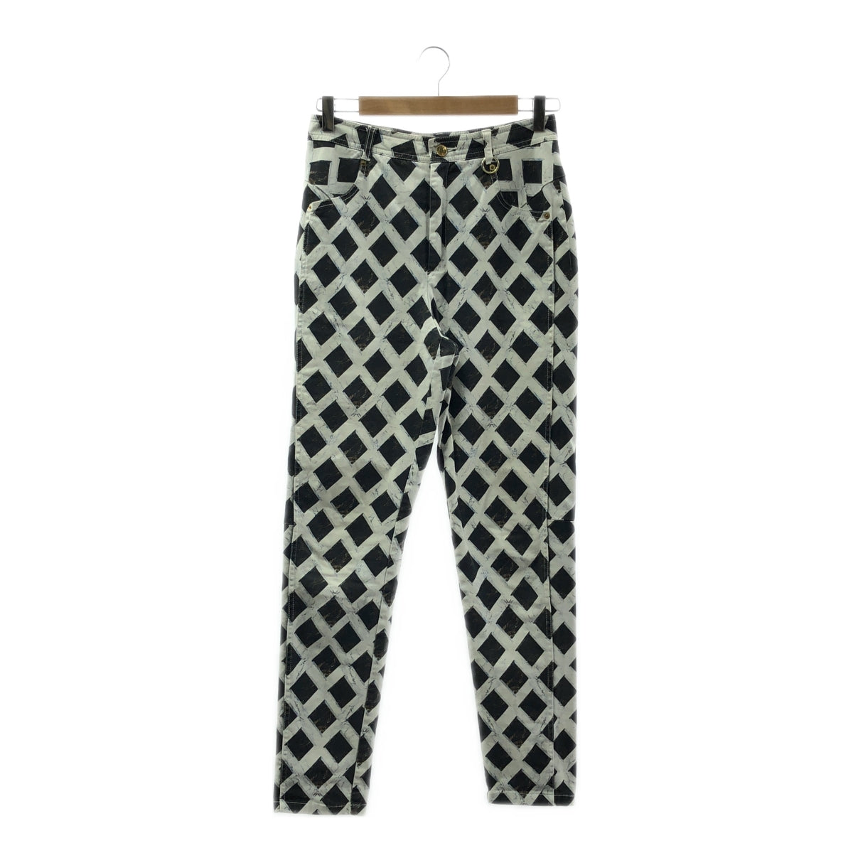 KENZO / ケンゾー | コットン プリント テーパードパンツ | 38 | マルチカラー | レディース