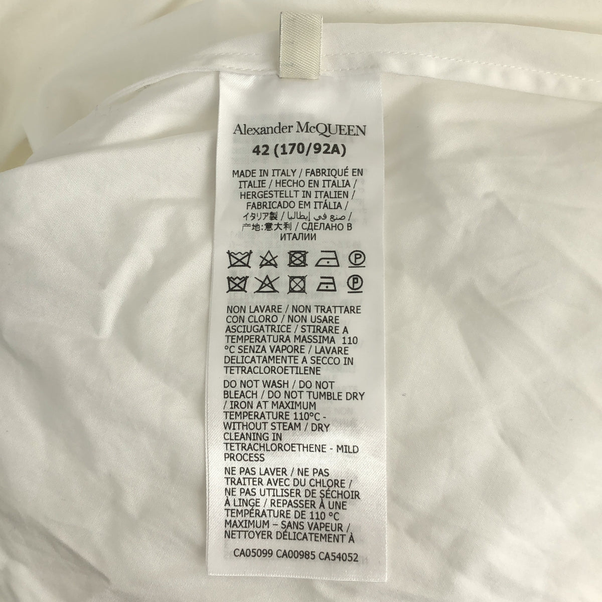 ALEXANDER MCQUEEN / アレキサンダーマックイーン | コットン ギャザー ブラウス シャツ | 42 | ホワイト | レディース