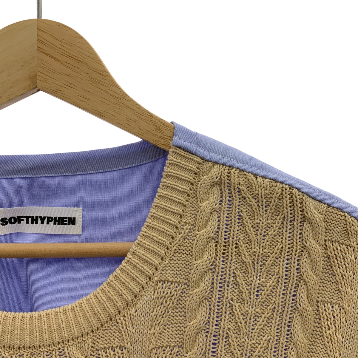 SOFTHYPHEN | 針織對接套頭短袖襯衫 | 尺寸 03 | 男款