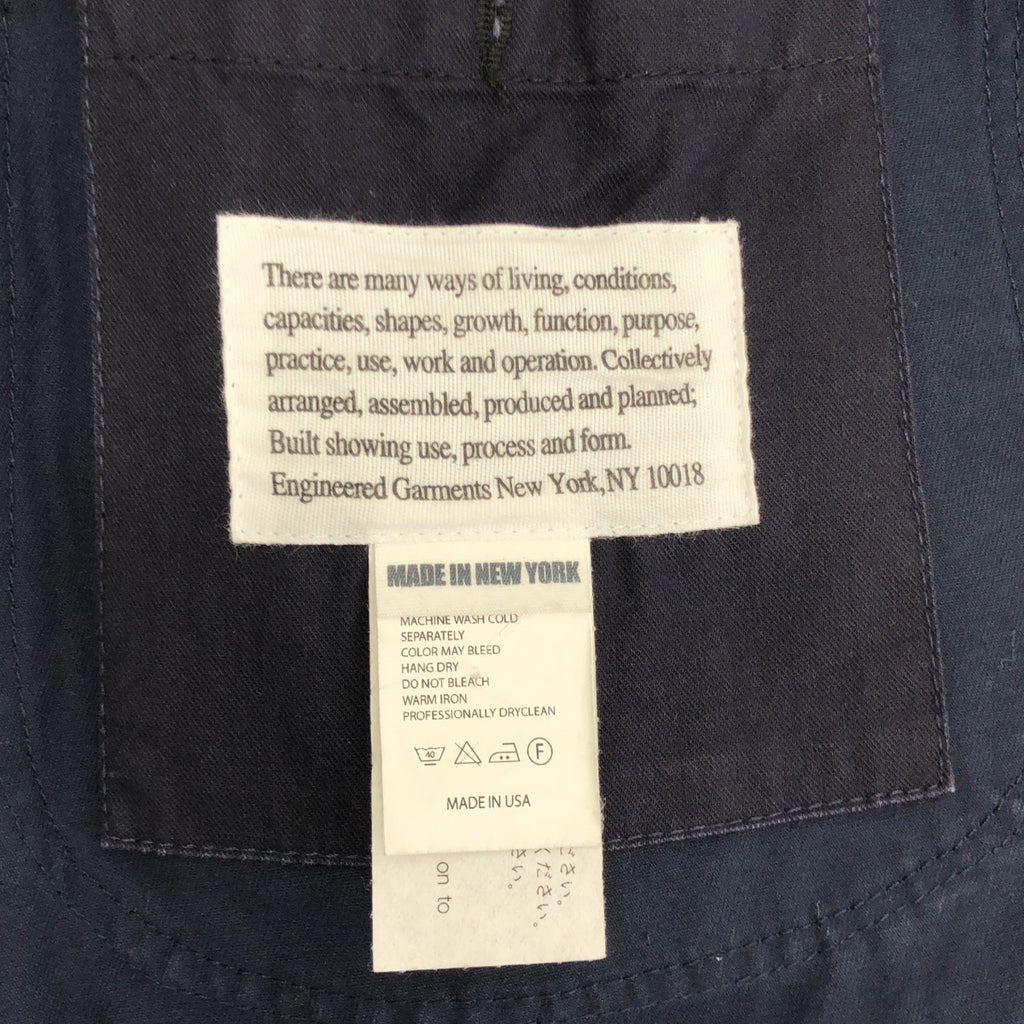 Engineered Garments / 엔지니어드 가멘츠 | BEDFORD JACKET COTTON TWILL 베드 포드 재킷 코튼 트윌 | S | 남성