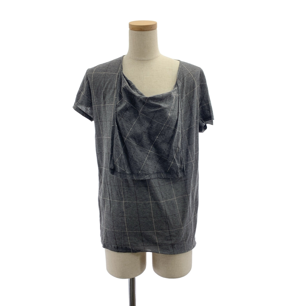 Y's / Y's Yohji Yamamoto | 2017 春夏 | 棉質格紋多層上衣 | 尺寸 3 | 女款