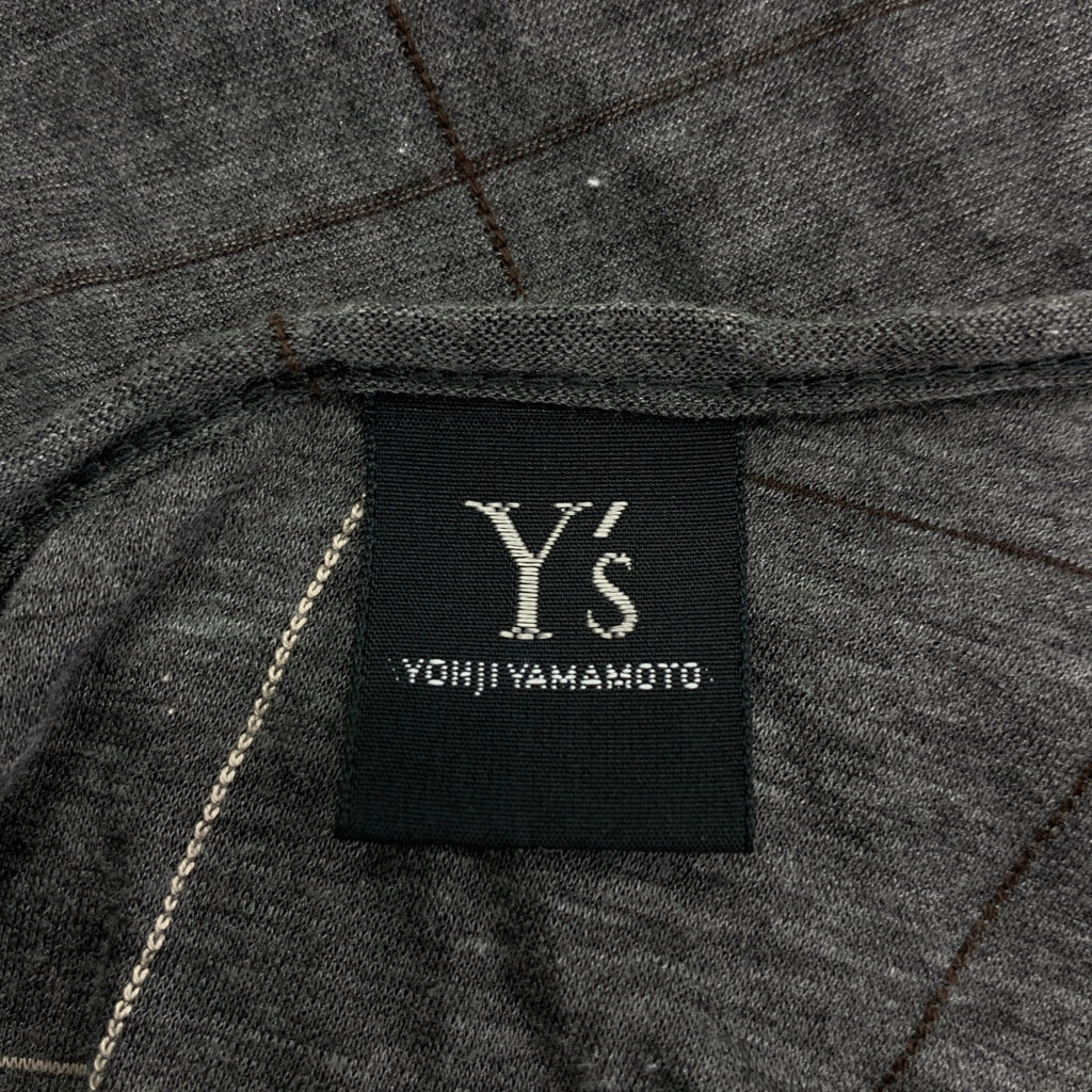 Y's / Y's Yohji Yamamoto | 2017 春夏 | 棉質格紋多層上衣 | 尺寸 3 | 女款