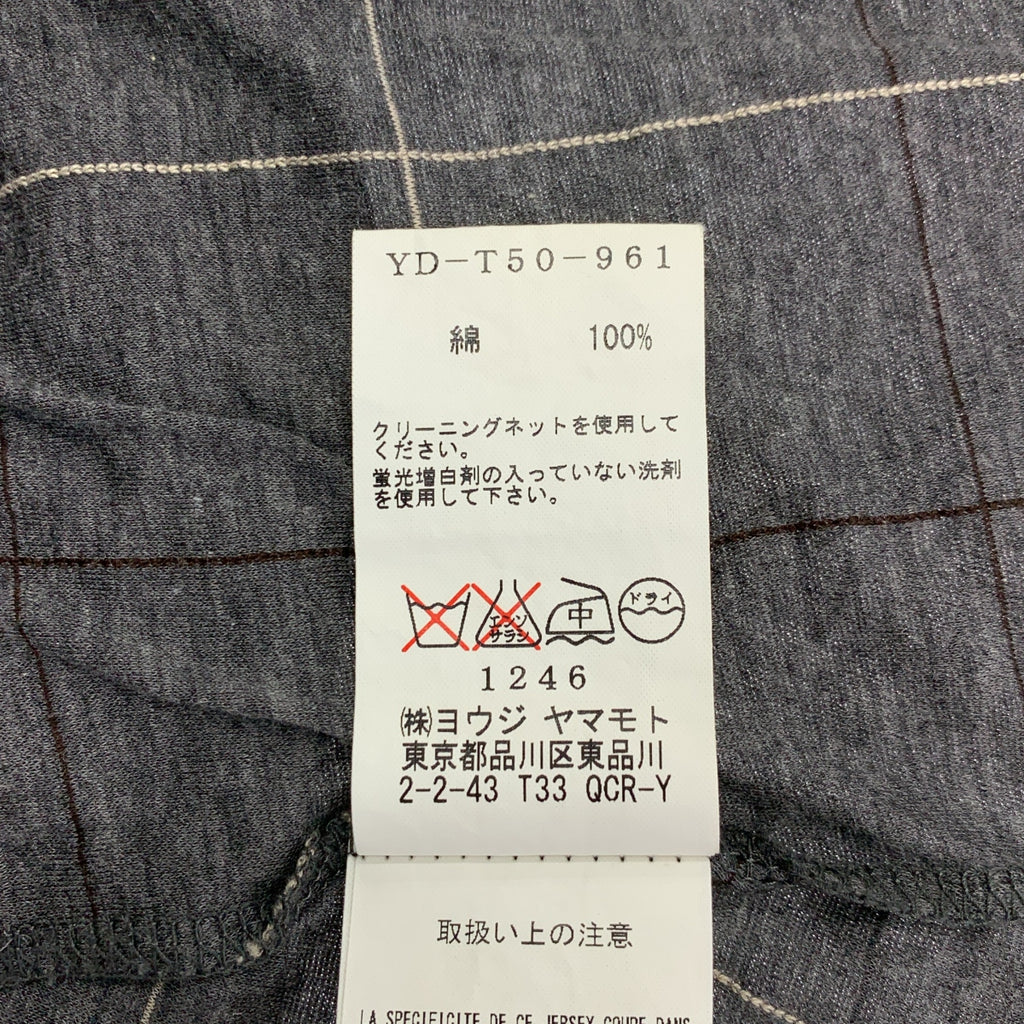 Y's / Y's Yohji Yamamoto | 2017 春夏 | 棉質格紋多層上衣 | 尺寸 3 | 女款