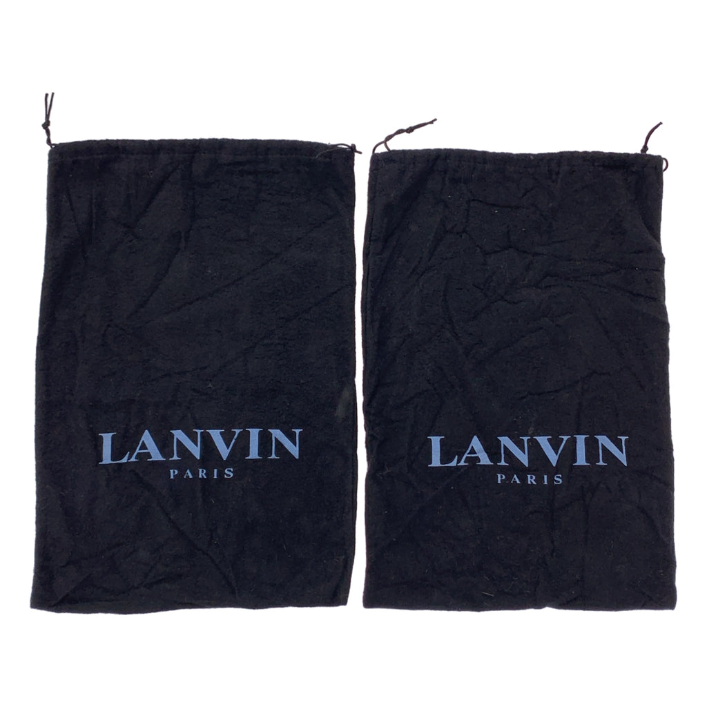 LANVIN / ランバン | レザー ショートブーツ | 8 | メンズ