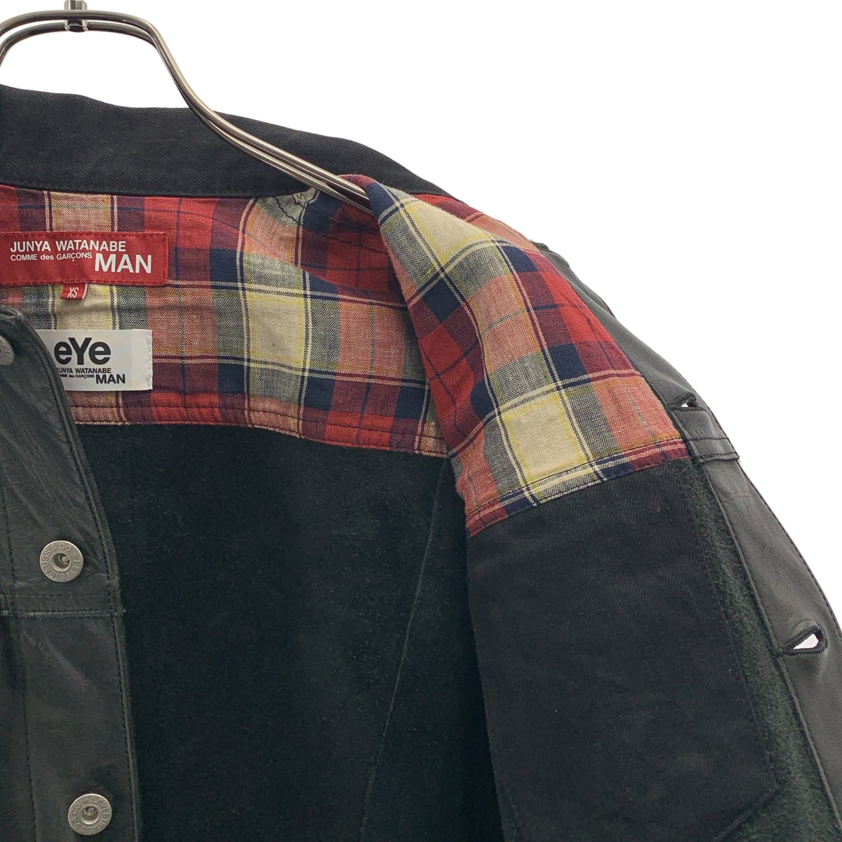 eye JUNYA WATANABE COMME des GARCONS MAN / アイジュンヤワタナベ マン | 2015SS | × Levi's レザー トラッカー ジャケット | XS | メンズ