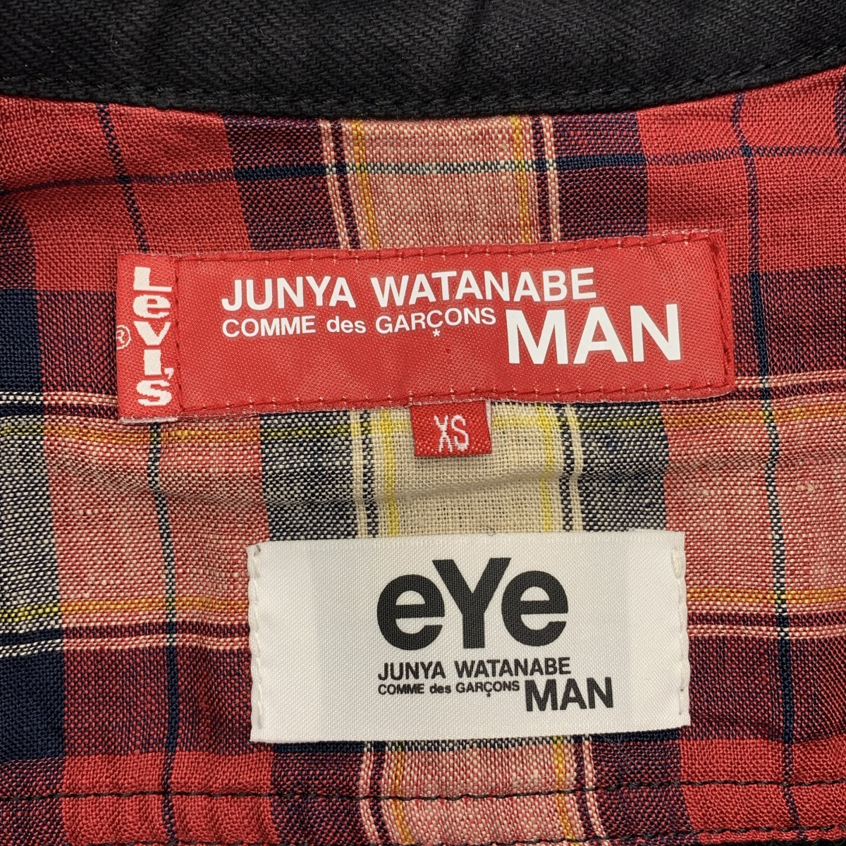 eye JUNYA WATANABE COMME des GARCONS MAN / アイジュンヤワタナベ マン | 2015SS | × Levi's レザー トラッカー ジャケット | XS | メンズ