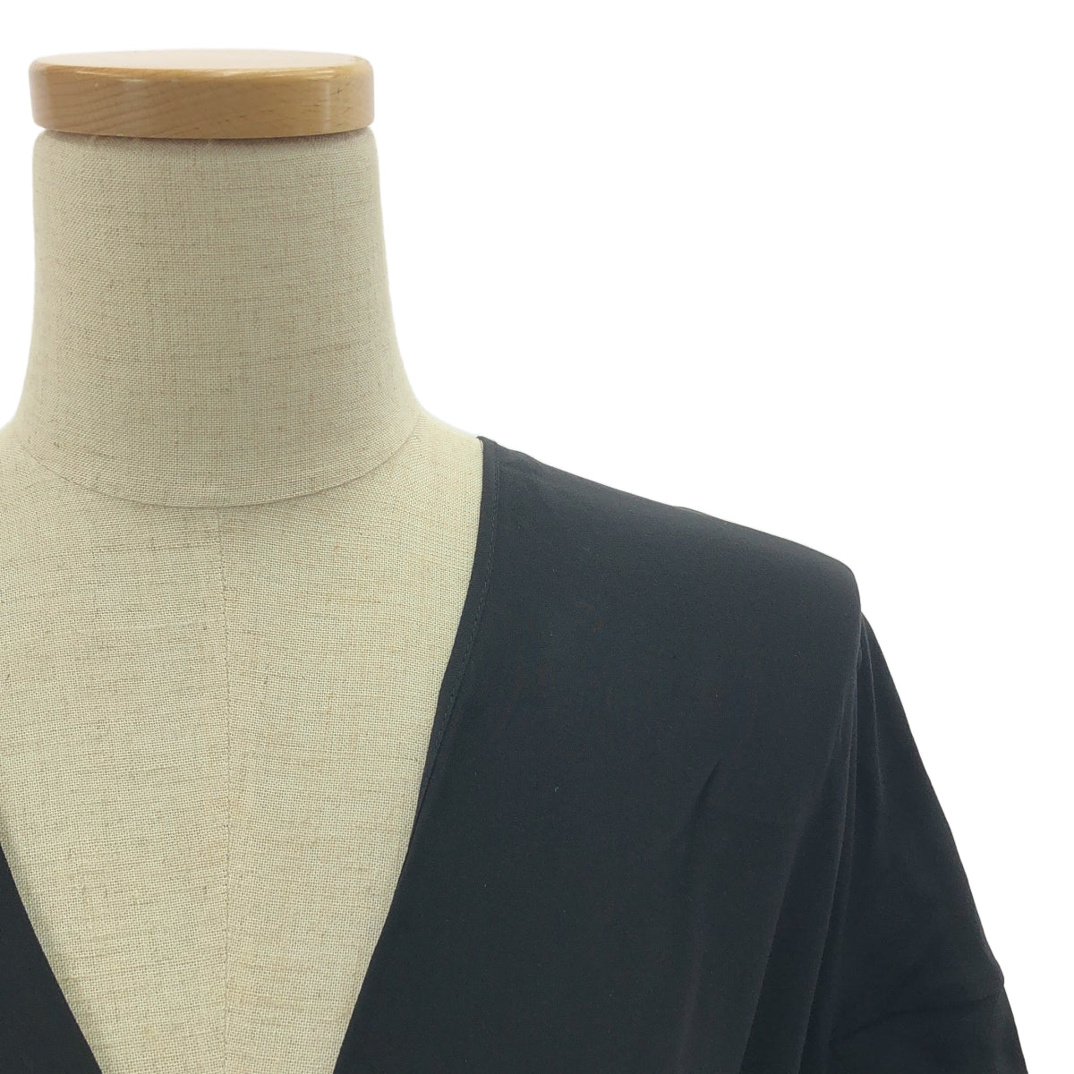 【美品】  FENDI / フェンディ | ベルト付き カシュクール ワンピース | 38 | ブラック | レディース