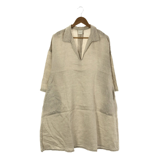 nofl / noful | Fishbone pullover dress | Beige | Women's