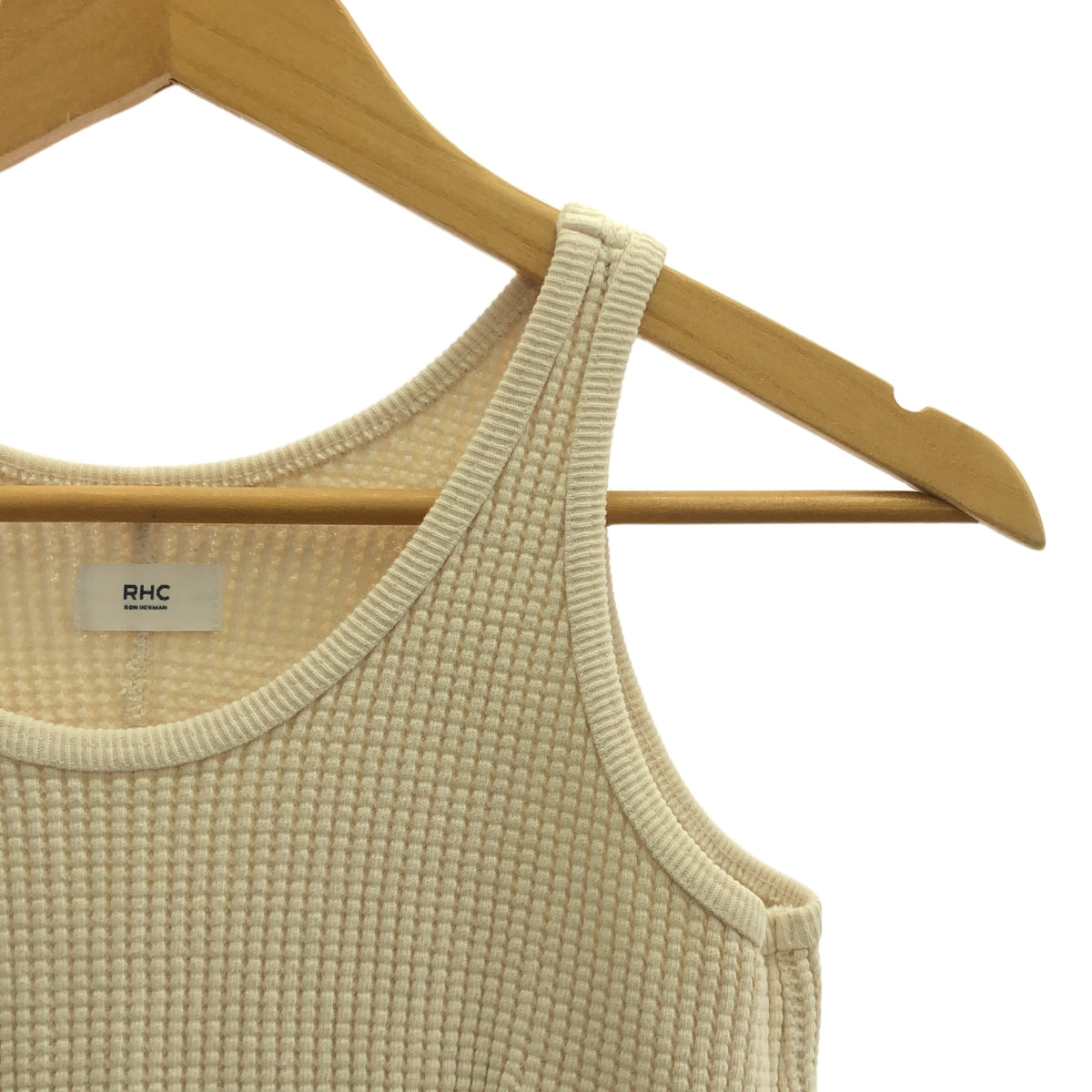 RHC Ron Herman | 華夫格美式無袖洋裝 | XS | 象牙色 | 女款
