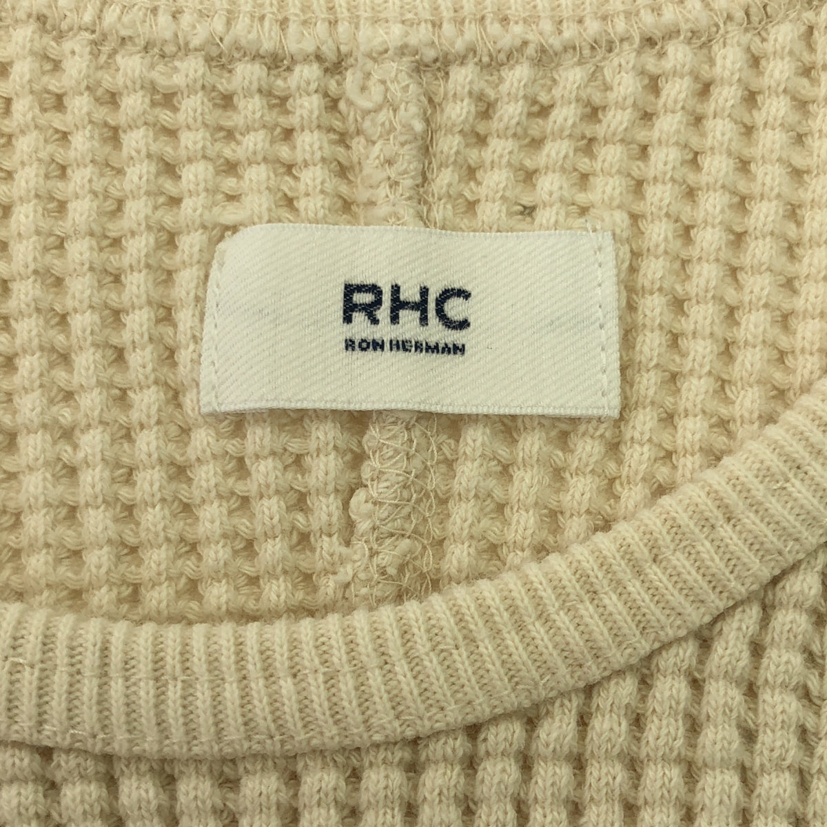 RHC Ron Herman | 華夫格美式無袖洋裝 | XS | 象牙色 | 女款