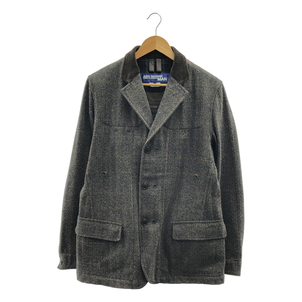 JUNYA WATANABE COMME des GARÇONS MAN | 2014 秋冬系列 | 羊毛人字紋獵裝外套 | M碼 | 灰色 | 男士