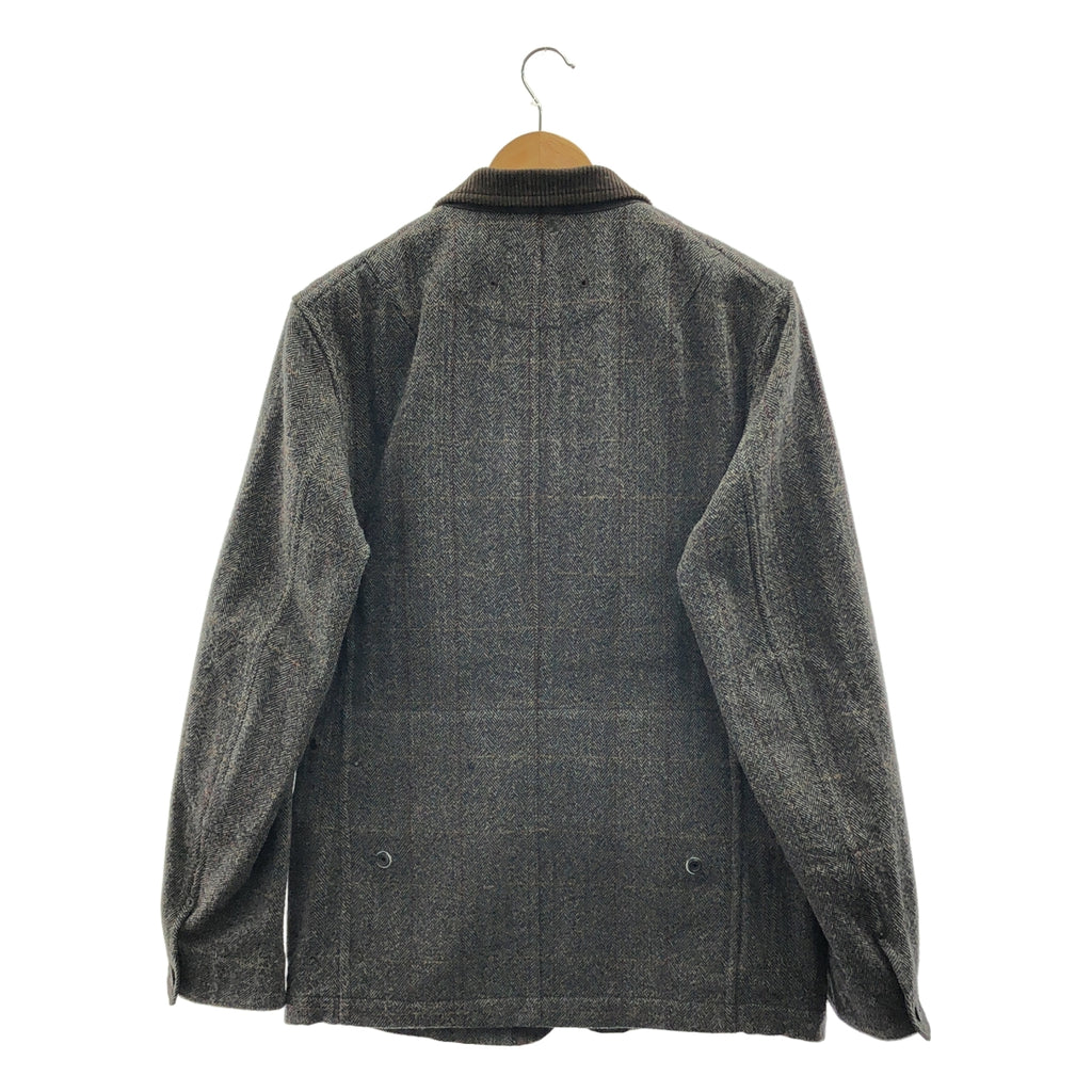 JUNYA WATANABE COMME des GARÇONS MAN | 2014 秋冬系列 | 羊毛人字紋獵裝外套 | M碼 | 灰色 | 男士