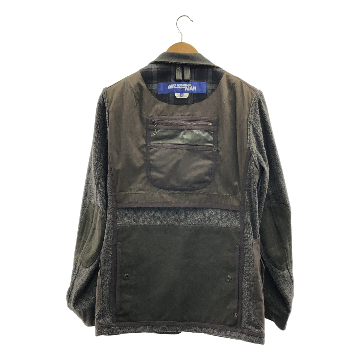 JUNYA WATANABE COMME des GARÇONS MAN | 2014 秋冬系列 | 羊毛人字紋獵裝外套 | M碼 | 灰色 | 男士